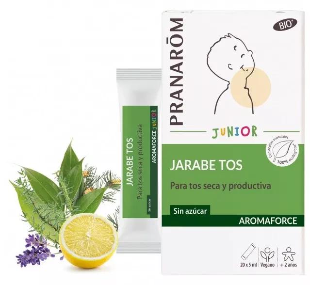 Pranarom Aromaforce Júnior Xarope para a Tosse +2 Anos Bio 20x5 ml