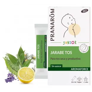 Pranarom Aromaforce Junior Cough Syrup +2 Years Bio 20x5 ml