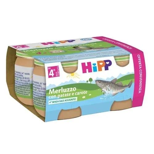 Hipp Bio Omogenizzato Multipack Merluzzo Con Carote E Patate 4 Pezzi X 80 G