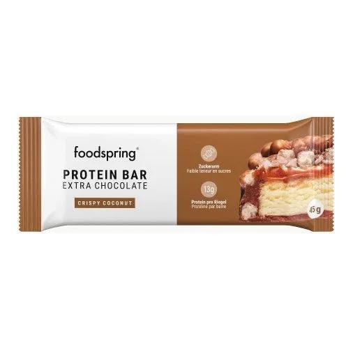 Foodspring Protein Bar Extra Chocolate Cocco Croccante 45g