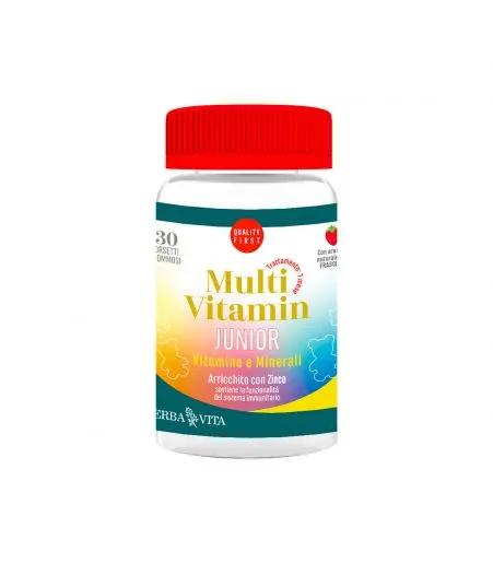 Erba Vita Multi vitamin Junior Integratore Multivitaminico Bambini 30 Orsetti Gommosi