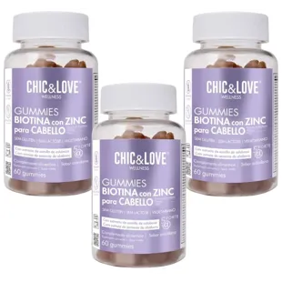 Chic&amp;Love Wellnes Hair&amp;Nails Forte 3x60 Gummies
