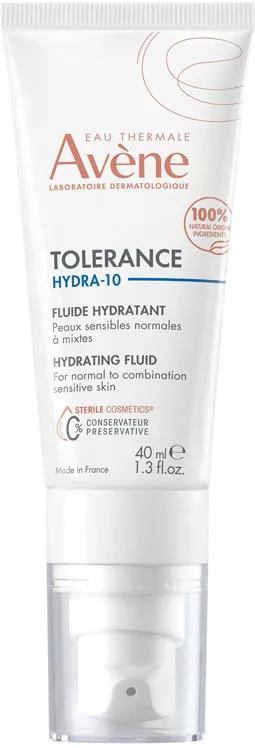 Avène Tolerance Hydra-10 Fluido Hidratante 100% Natural 40 ml
