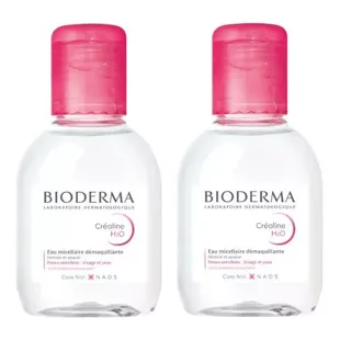Bioderma Créaline H2O Acqua Micellare Struccantee Viso et Yeux Pelli Sensibili Lotto di 2 x 100ml
