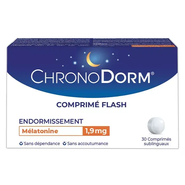 ChronoDorm Melatonina 1,9 mg 30 Comprimidos Sublinguales 