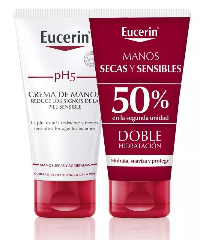 Eucerin pH5 Creme de Mãos 75ml + 75ml DUPLO