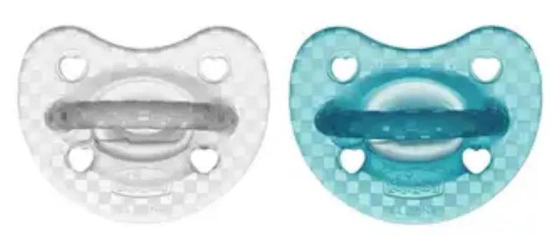 Chicco PhysioForma Luxe Pacifier Blue-Grey 16-36m 2 pcs