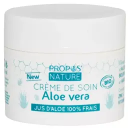 Propos' Nature Cosmétique Crème de Soin Aloe Vera Bio 50ml