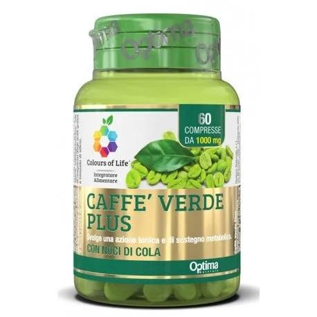 Optima Colours of Life Caffè Verde Plus Integratore Tonico 60 Compresse