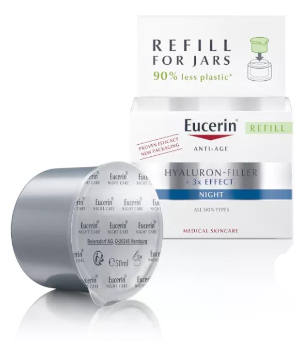 Eucerin Hyaluron-Filler Nachtcrème met drievoudige werking Herlaad 50 ml