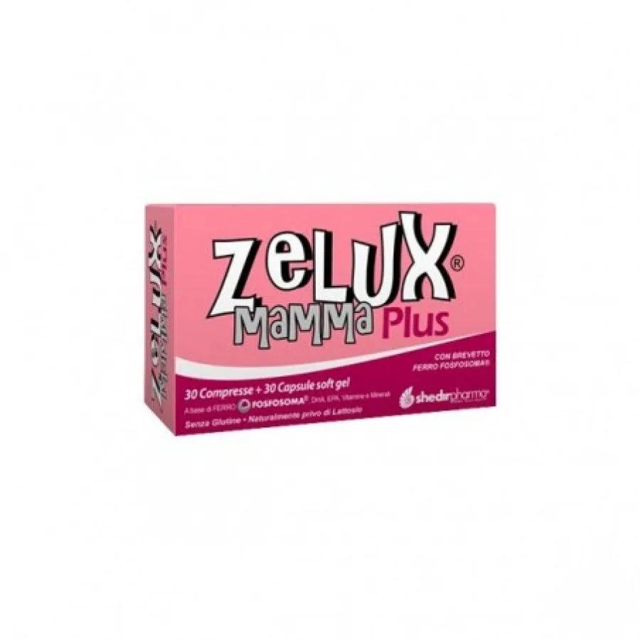 Zelux Mamma Plus Integratore per Donne in Gravidanza 30  Capsule Soft Gel + 30  Capsule Molli