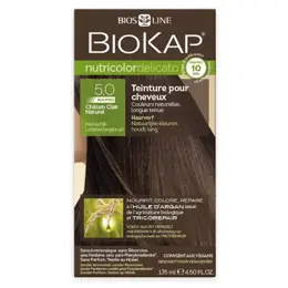 Biokap Nutricolor Delicato Rapid Teinture pour Cheveux 5.0 Châtain Clair Naturel 135ml