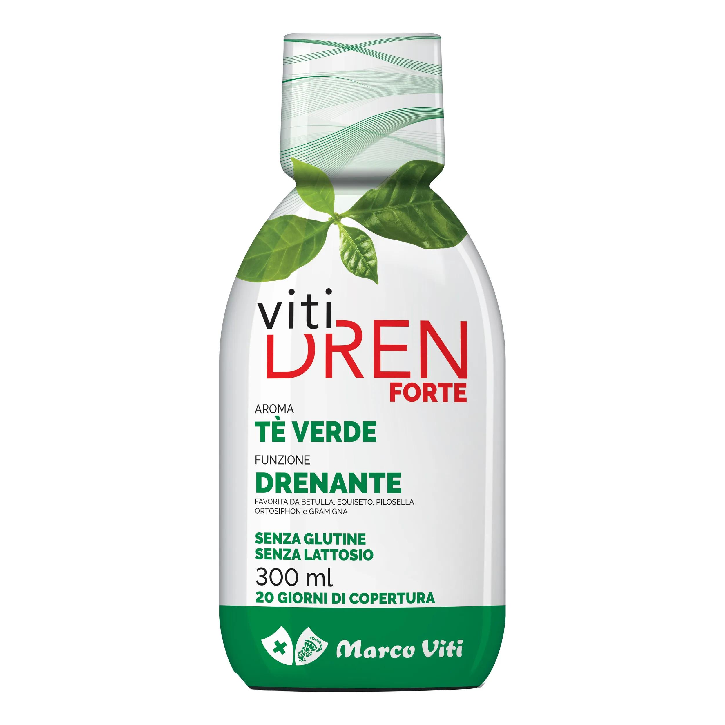 Vitidren Forte Thè Verde Integratore Drenante 300 ml