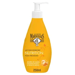 Le Petit Marseillais Lait  Hydratant  Karité, Amande Douce et Argan 250ml