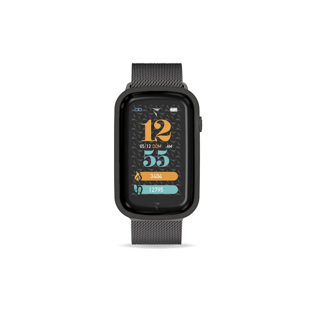 Techmade Smartwatch Steps Maglia Black