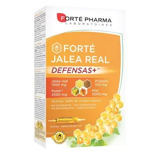 Forté Royal Jelly Defenses + Forte Pharma 20 Ampoules of 15ml