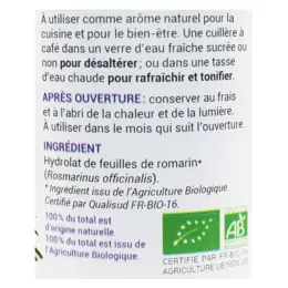 Oemine Eau Florale Alimentaire Romarin Bio 125ml