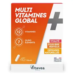 Vitavea Multi Vitamines Global Vitalité Equilibre nerveux 45 gélules