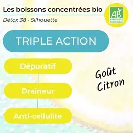 Nutrigée Boisson Détox 38 Plantes Silhouette 300ml