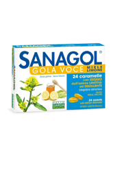 Sanagol Gola Voce Gola Voce Erisimo Caramelle Balsamiche Miele E Limone 24 Pezzi