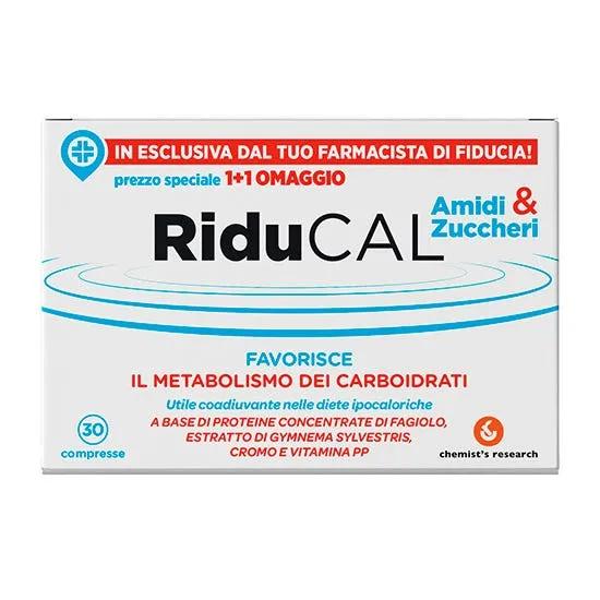 Riducal Amidi & Zuccheri Integratore 30 Compresse