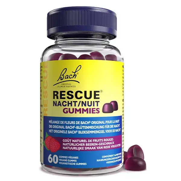 RESCUE NUIT® Gummies saveur Fruits rouges 60 unités