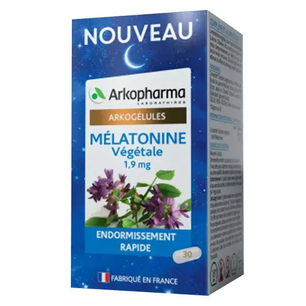 Arkopharma Arkogélules Vegetable Melatonin 1,9mg 30 capsules