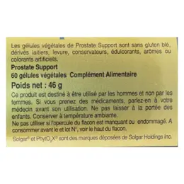 Solgar Prostate Support 60 gélules végétales