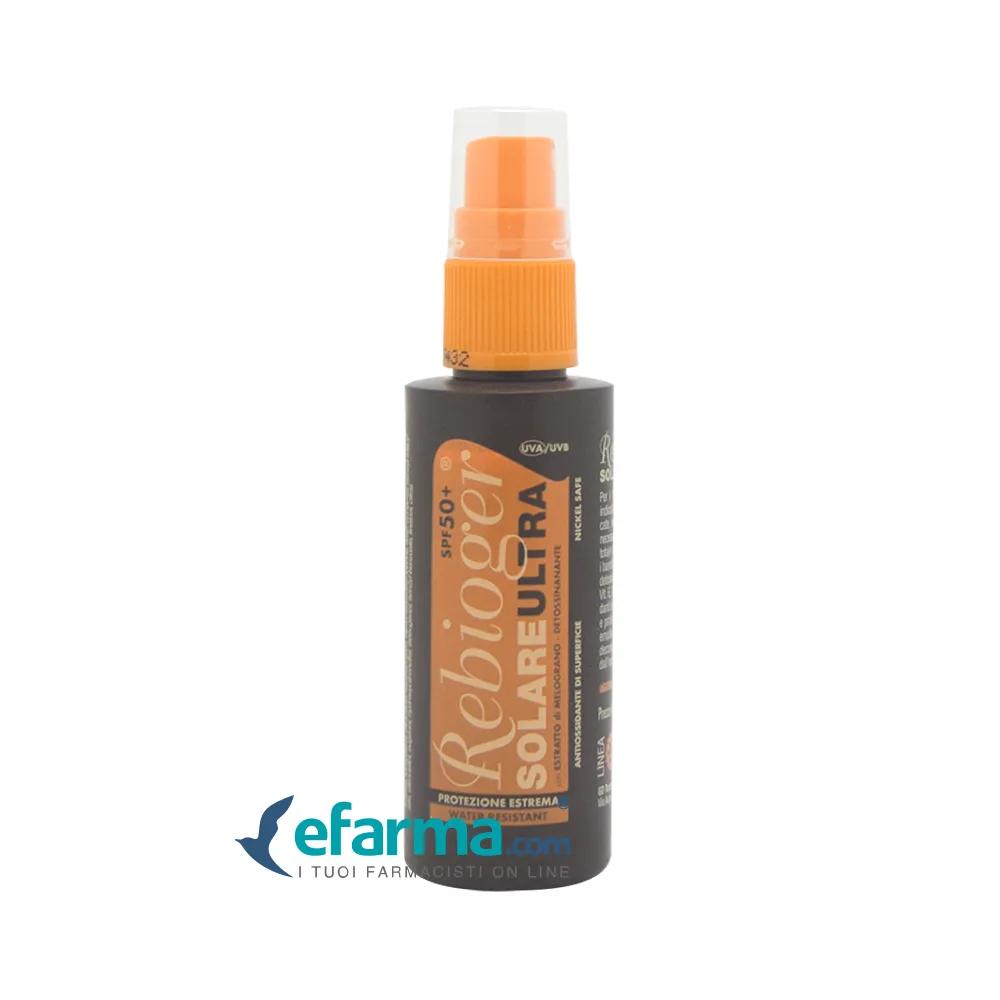 Rebioger Spray Solare Ultra SPF 50+ Protezione Corpo 50 ml