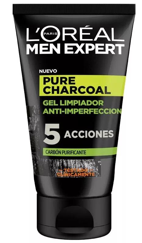 L'Oréal Men Expert Gel de Limpeza de Carvão Puro 100 ml