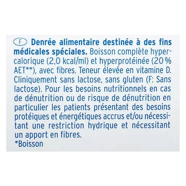 Fresenius Fresubin 2 Kcal Fibre Drink Pêche Abricot Aliment Liquide 4 x 200ml