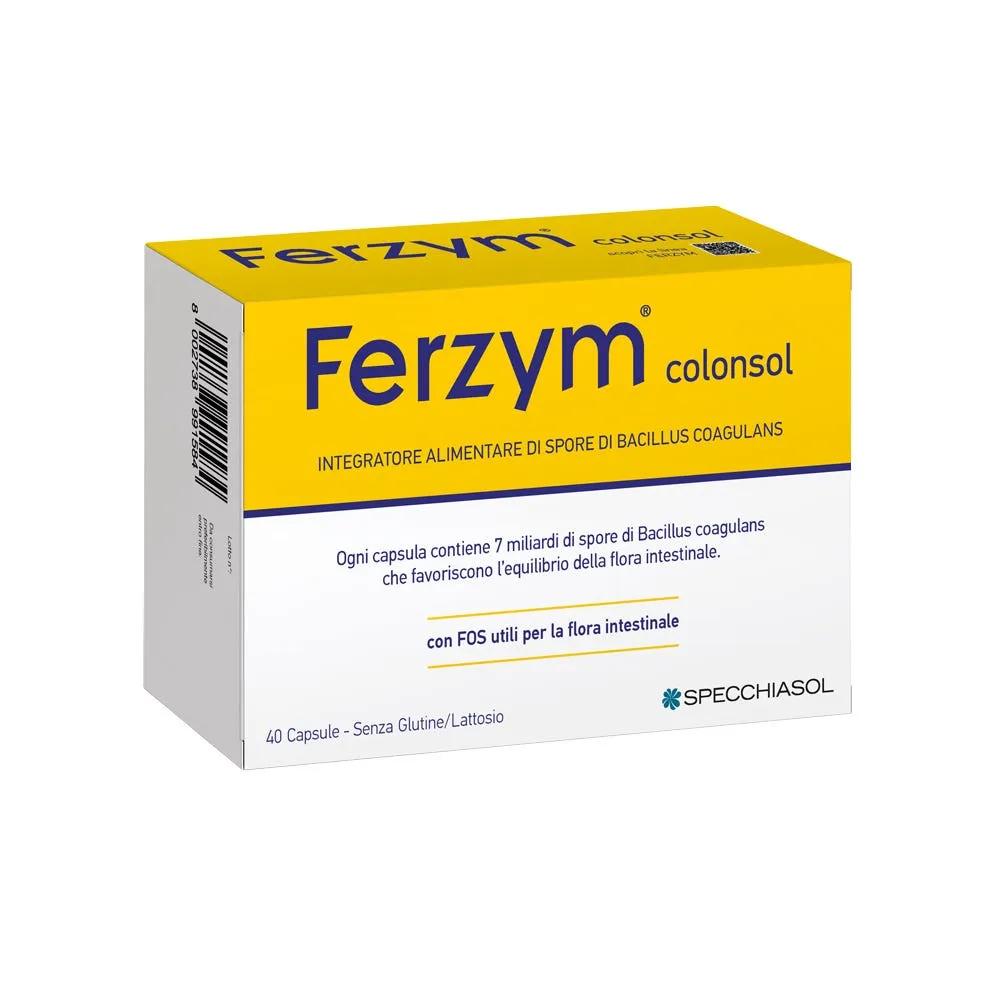 Specchiasol Ferzym Colonsol Per L'equilibrio Della Flora Intestinale 40 Capsule