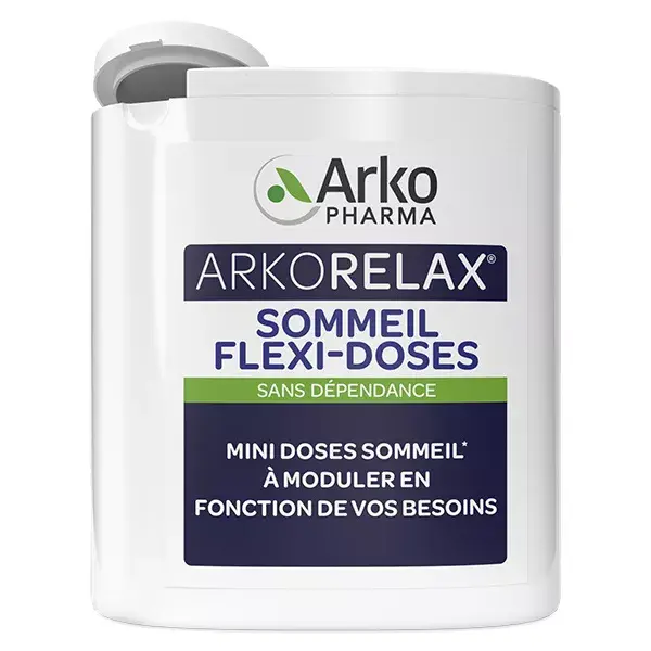 Arkopharma Arkorelax Sommeil Flexi-Doses Mélatonine & Coquelicot 60 comprimés