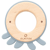 Olmitos Anneau de dentition pieuvre en silicone/hêtre
