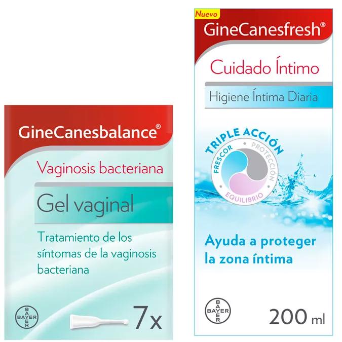 Gine-canestén GineCanesBalance Vaginosis Bacteriana 7x5 ml + Ginecanesfresh Higiene Íntima Diaria 200 ml