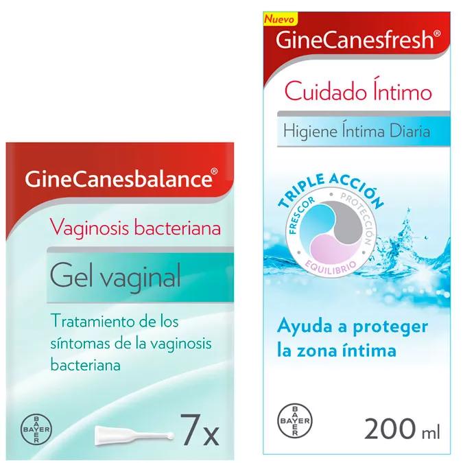 Gine-canestén Ginecanesbalance Vaginosis Bacteriana + Ginecanesfresh Higiene Intima Diaria 200 ml