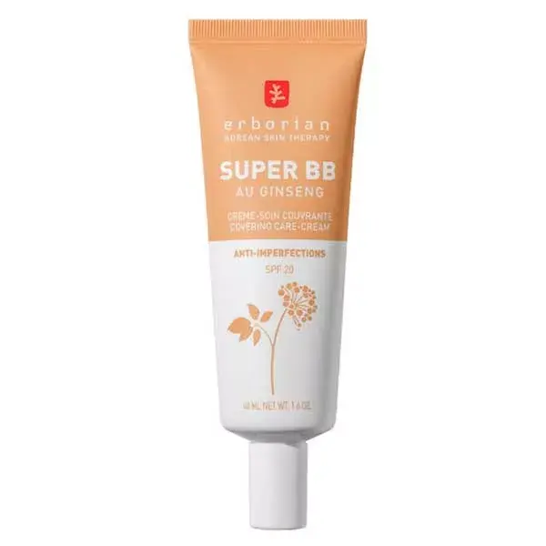 Erborian Super BB Crème-Soin Couvrante Anti-Imperfections SPF20 Doré 40ml