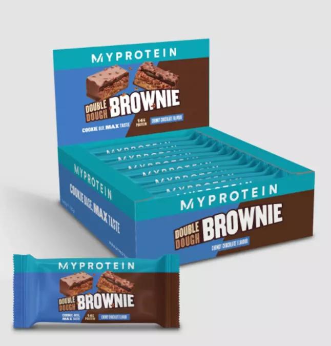 Myprotein Brownie Doble Masa Doble Chocolate 12x60 gr