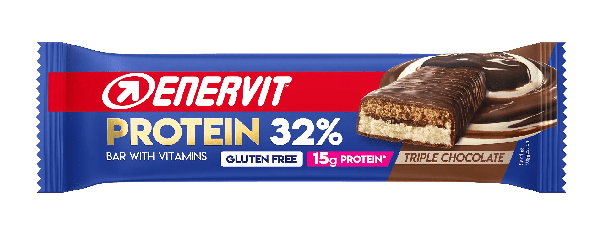 Enervit Protein Barretta Proteica 32% Gusto Triple Chocolate da 38 gr