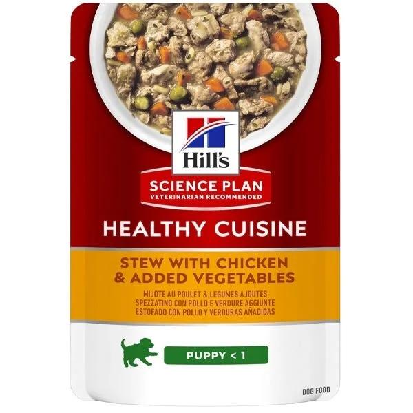 Hill's Science Plan Healthy Cuisine Puppy Medium & Large Breed Al Pollo Bustina 90Gr