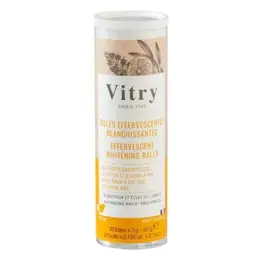 Vitry Nail Care Billes Effervescentes Blancheur et Eclat de l'Ongle 20 billes