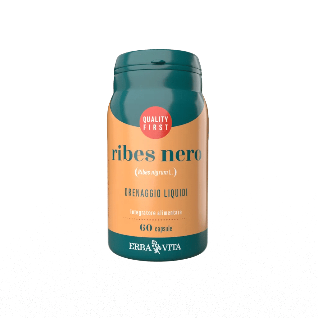 Erba Vita Ribes Nero Integratore Drenante 60 Capsule