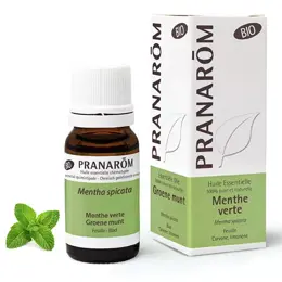 Pranarom Huile Essentielle Menthe Verte Partie Aérienne Bio 10ml