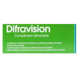 Difravision Anti-Vieillissement à Visée Oculaire 60 gélules