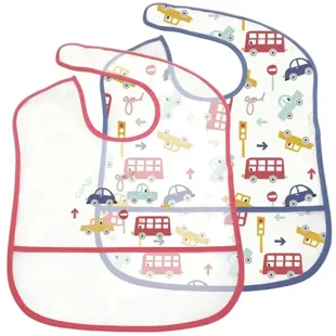 Olmitos Baberos Vinilo Vehicles 2 uds