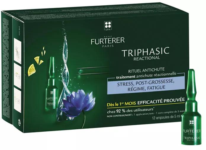 Rene Furterer Triphasic Reaccional Tratamento Antiqueda 12 Amp 5ml