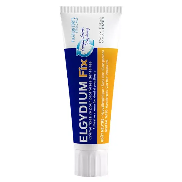 Elgydium Fix Crème Fixative Prothèse Dentaire Forte 45g