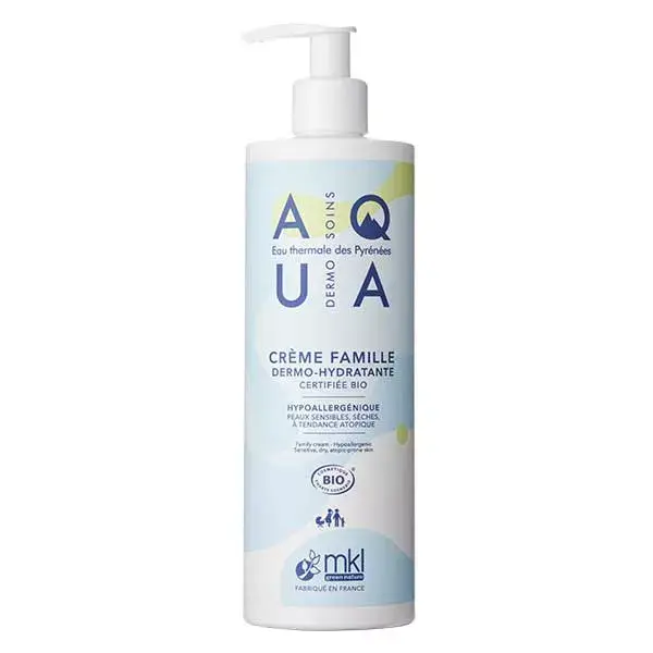 MKL Green Nature - Aqua: Organic Dermo-Moisturizing Family Cream** 400ml