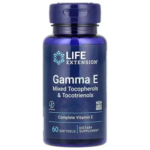 Life Extension Gamma E Mixed Tocopherols and Tocotrienols 60 Softgels