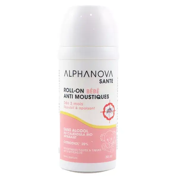 Alphanova Bébé Roll-On Anti-Moustiques 30ml